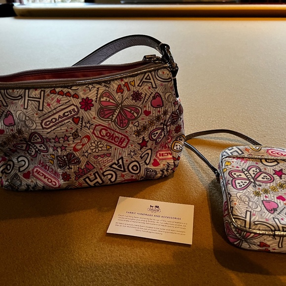 Coach Handbags - Coach makeup bag and cellphone case